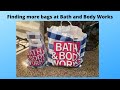 Finding more bags dumpster diving at Bath and Body Works