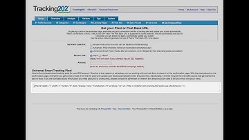 Tracking202 Tutorial: Set Up 3rd party Pixels in Prosper202