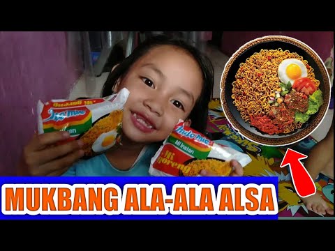 Mukbang Ala-ala ALSA‼️ #mukbang #mukbangmie #mukbangmakananpedas