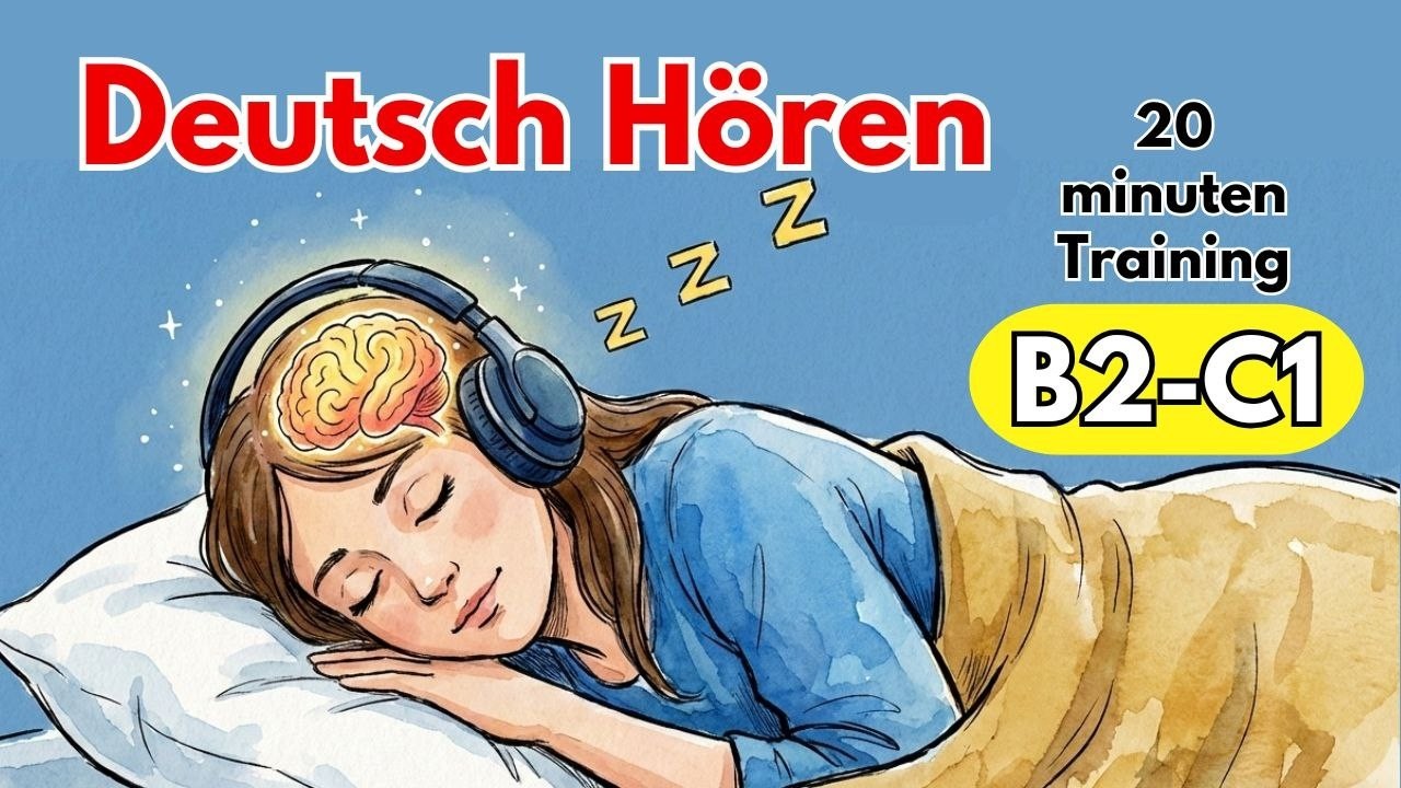 Hörverständnis B2 | 30 Minuten Hörverständnistraining 2026 🔥 | Echte Dialoge + Langsam & Normal