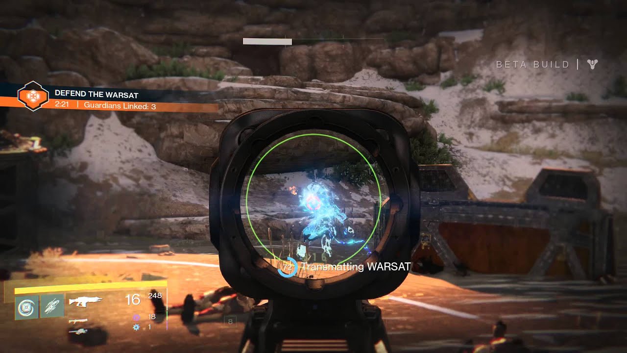 Destiny Beta Public Event Defend The Warsat 5 YouTube