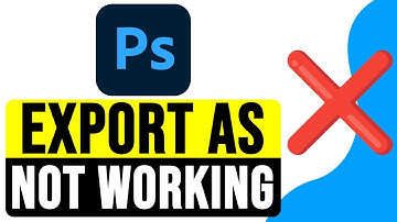 SOLUTION: Adobe Photoshop CC EXPORT AS NOT WORKING 2025 | Fix Photoshop Export Error