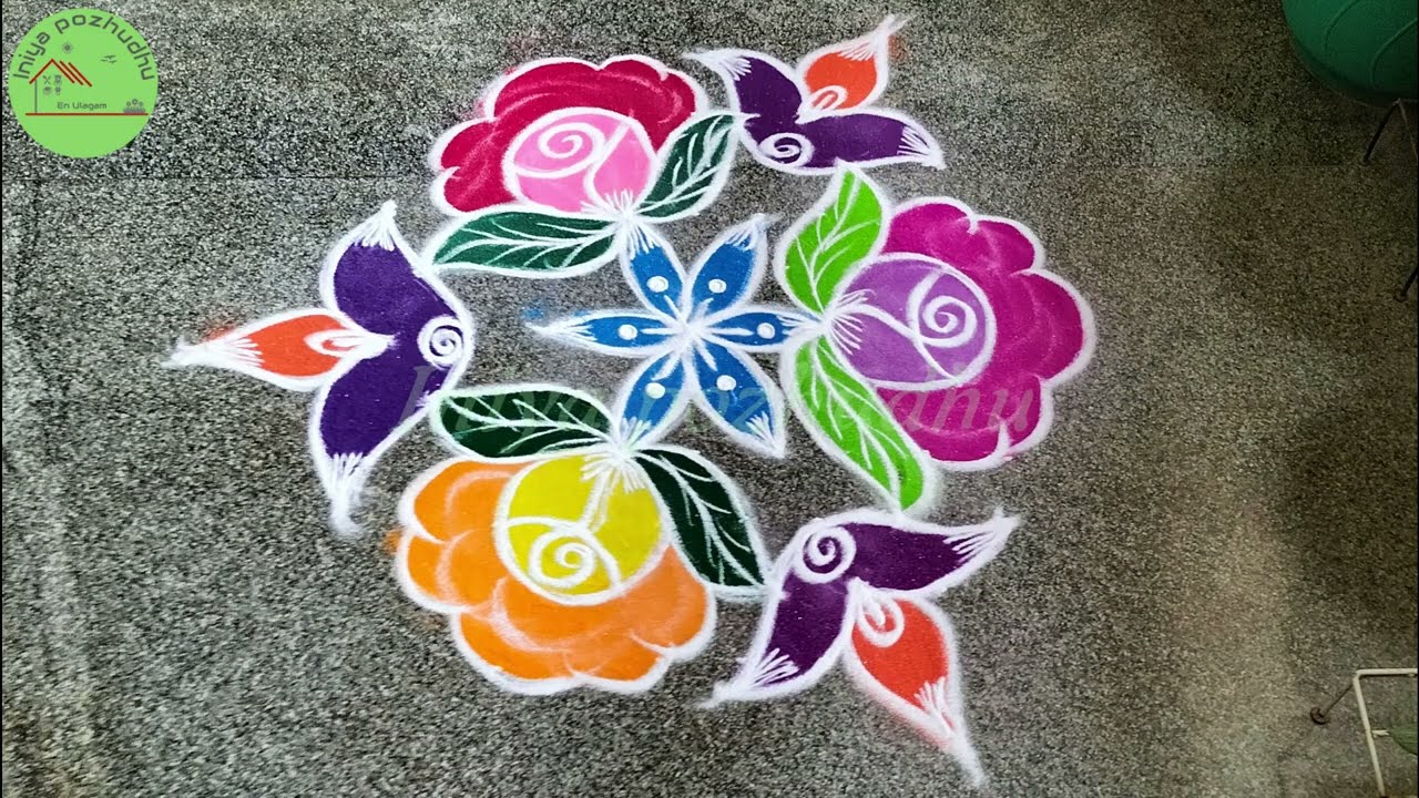 Margazhi Special Kolams - Kolam 27 #iniyapozhudhu #margazhispecial #kolams