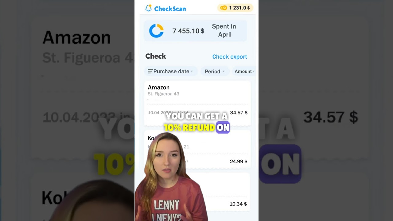 Return money from checks and get cashback for online purchases. Up to 50%