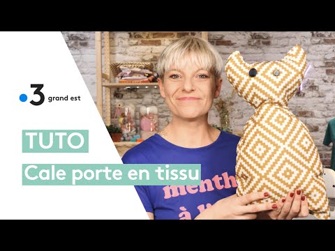 Tuto : créer un cale-porte en tissu en forme de chat