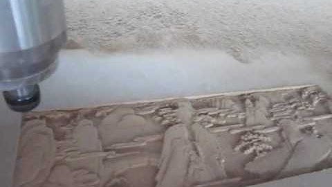 BMG 1325 CNC router wooden carvings in relief