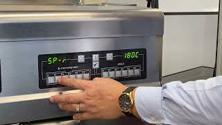 How to change the temperature settings on Frymaster deep fryers - C Controller Setpoint