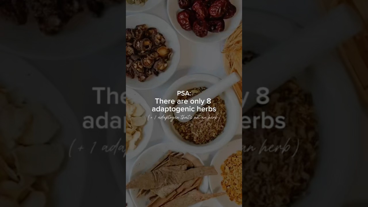 There are only 8 herbs that meet the criteria to be considered adaptogens 