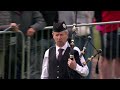 Field marshal montgomery pipe band  msr performance  world pipe band championships 2023