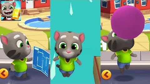 Talking Tom: Gold Run - All Levels Gameplay Android,ios (Part 3)