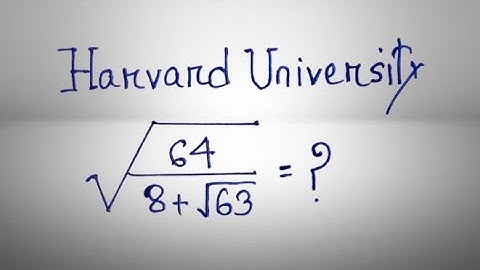 Only 10% Students Solve this Maths olympiad Radical problem!
