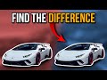 Spot the difference on the car  car quiz challenge