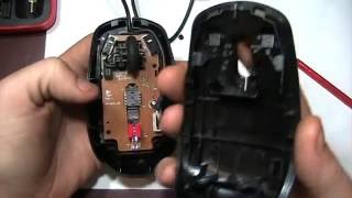 Taking Apart and Repairing Dell Mouse With Stuck Button