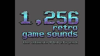 1,256 Retro Game Sound Effects | Mega 8-Bit SFX Pack Preview
