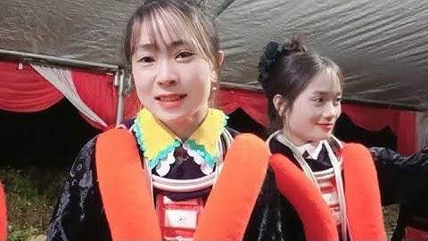 Người dao đỏ đám cưới ở xóm xiên pành xã Vũ Nông Tỉnh Cao Bằng 