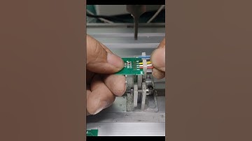 5 wire joint soldering one time on PCB board by automatic soldering machine