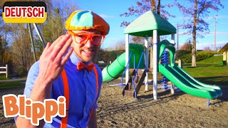 Blippi Deutsch  Blippi besucht einen Spielplatz | Abenteuer und Videos für Kinder