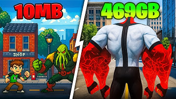 I PLAY 10MB VS 469GB BEN 10 GAME