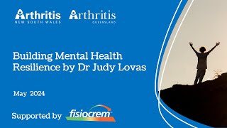 Building Mental Health Resilience by Dr Judy Lovas