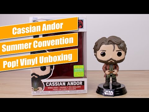 Funko Pop! Vinyl Cassian Andor 2022 Convention Figure Opening and Review