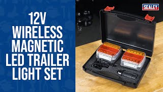 Sealey 12V Wireless Magnetic LED Trailer Light Set – TB18LEDW Resimi