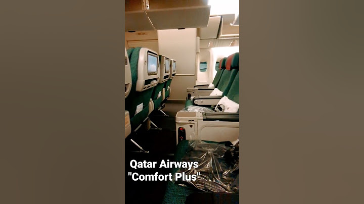 Qatar Airways "Comfort Plus" on leased Cathay Pacific #travel #cathaypacific #qatarairways #flying
