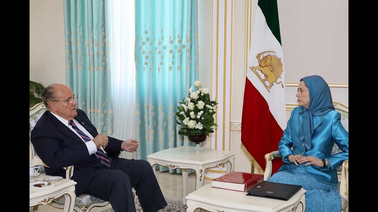 Maryam Rajavi Meets Rudy Giuliani in Albania