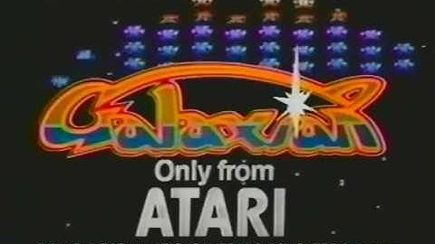 Atari 2600 Galaxian Video Game Commercial