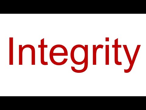Video: Integrita – co to je? Význam slova