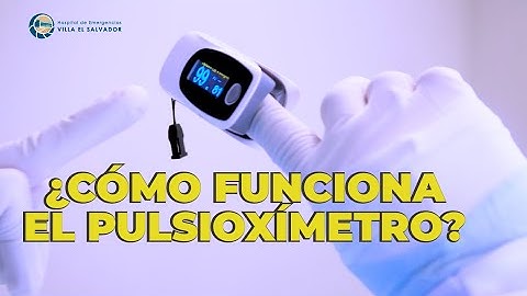 Uso del pulsioxímetro