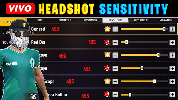 Pro Headshot Sensitivity 🔥 || Vivo Mobile Headshot Sensitivity ✅ || Free fire Headshot Sensitivity🎯