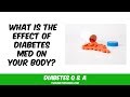 What Do Diabetes Meds Do To My Body?