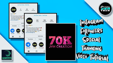 Instagram Followers Special Thanking Video Editing Tutorial | Alight Motion Tutorial Tamil