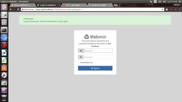 Webmin Install