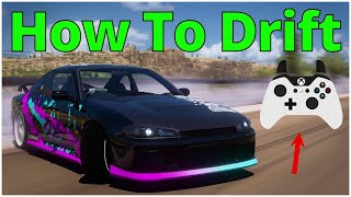 Forza Horizon 5  HOW TO DRIFT *WITH CONTROLLER OVERLAY* ADVANCED TUTORIAL! (FH5 Drifting Tutorial)