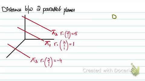 A2 Level Math: Vectors - Distance Between Two Planes