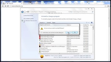 How To Uninstall Programs In Windows 7