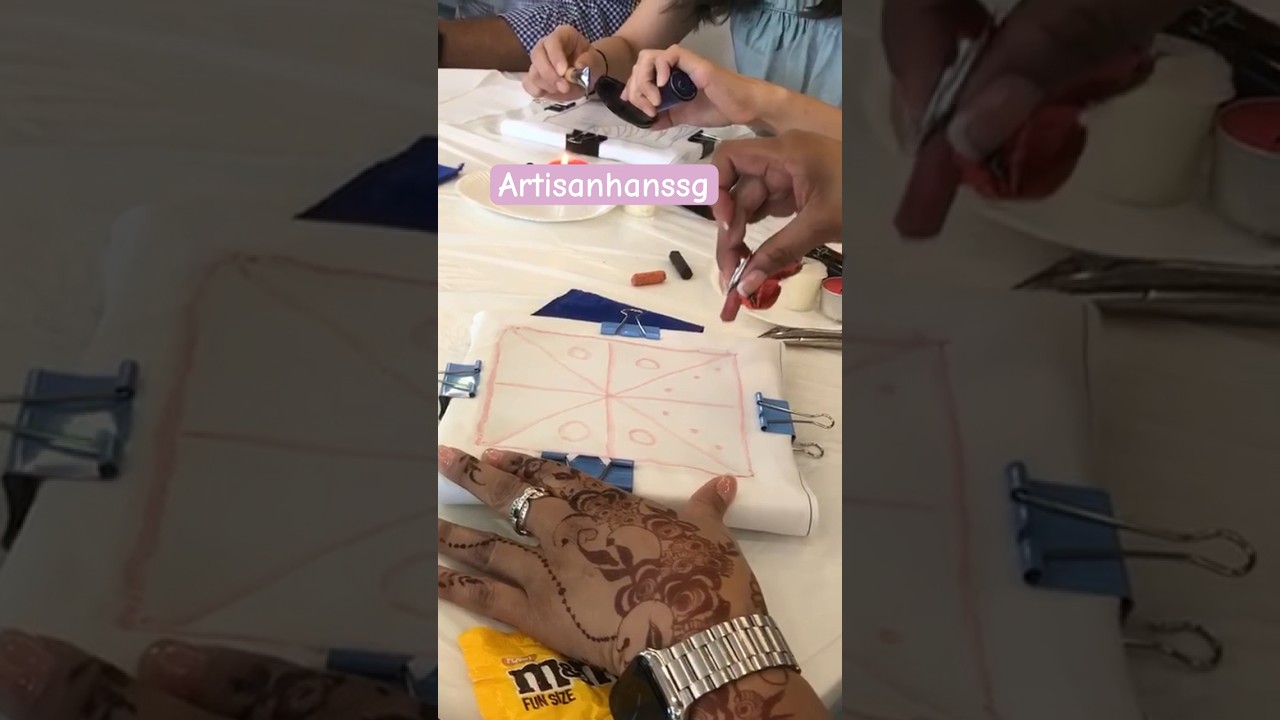 Traditional Batik design training workshop! 