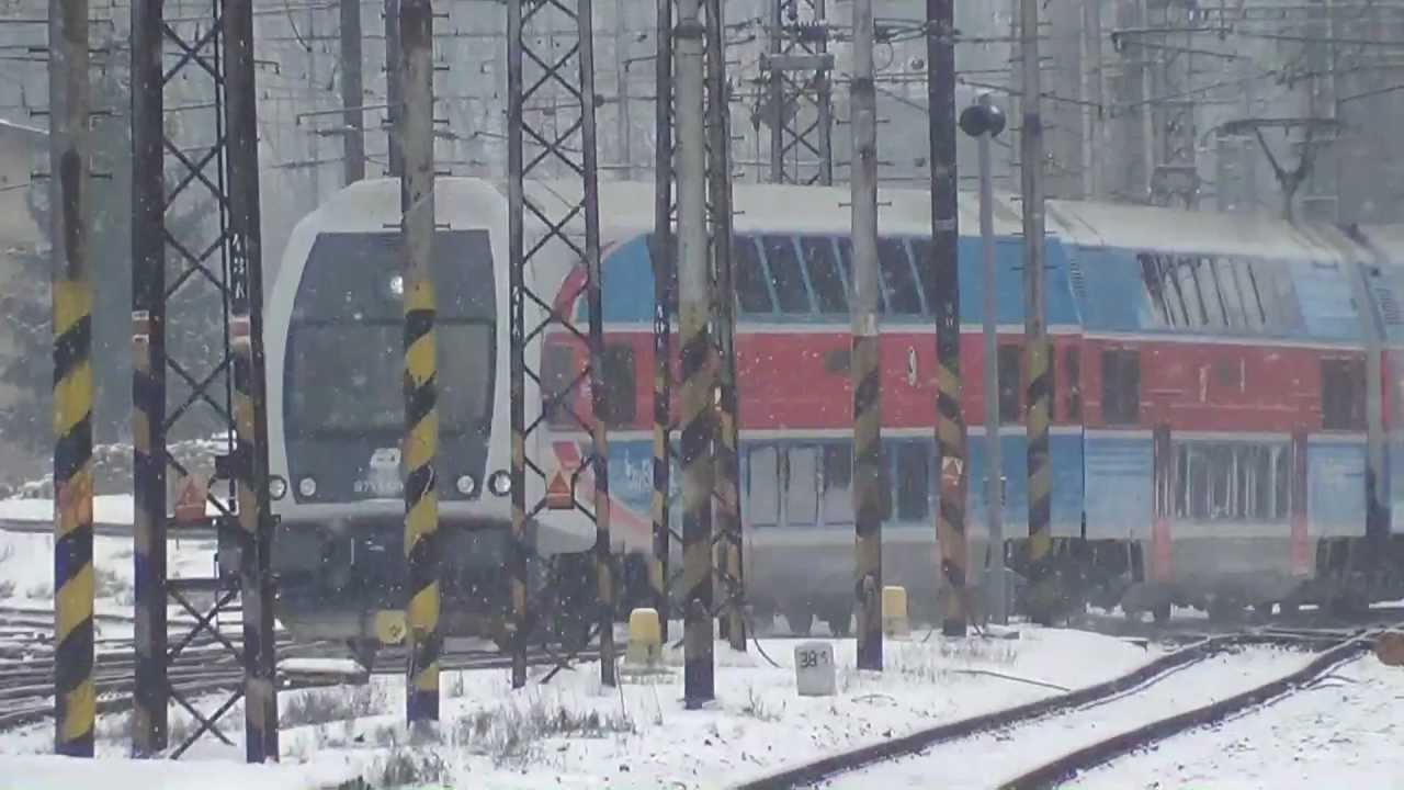 Bílé mrazivé šotoušení v Berouně, 13.2.2013