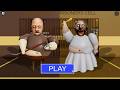 GRANNY VS GRANDPA PRISON RUN! Obby!roblox Gameplay Walkthrough No Death 4K
