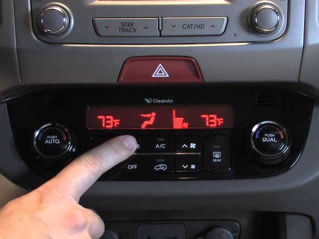 nationalism trace Reflection Sportage Automatic Climate Control - YouTube