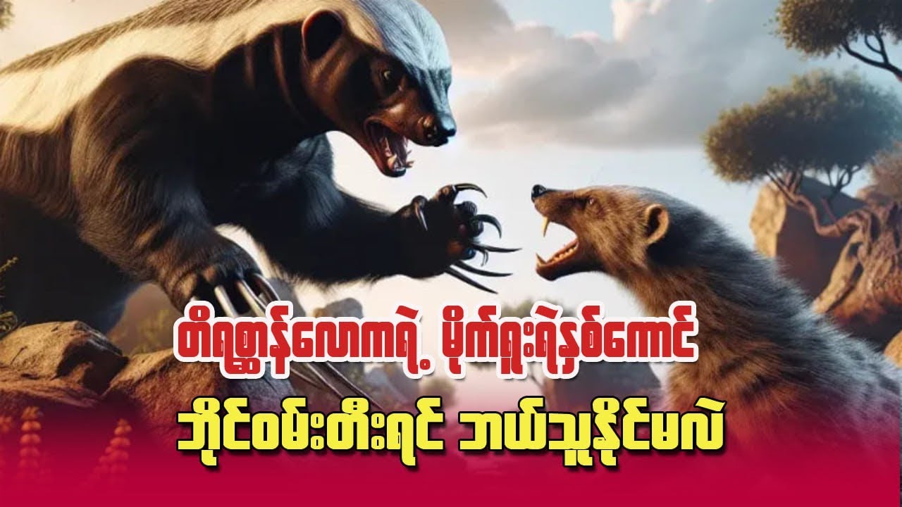 တိရစ္ဆာန်လောကရဲ့ မိုက်ရူးရဲနှစ်ကောင်လဝုဖ်ဗားရင်းနဲ့ ဟွန်နီဗတ်ဂျာတို့ ဘိုင်ဝမ်ချရင် ဘယိသူနိုင်မလဲ