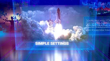 Space Cube Slideshow - After Effects Template