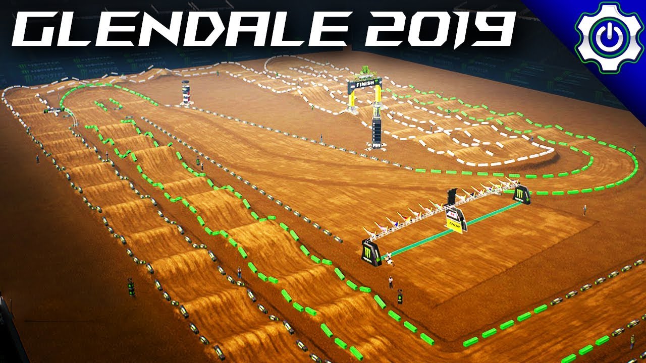 Monster Energy Supercross - 2019 Glendale SX Gameplay