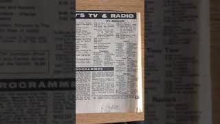 Vintage ephemera - uk tv guide april 6th 1969