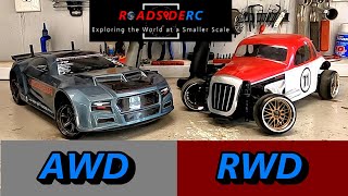 RC Drift Intro | Cheap AWD vs Premium RWD RC Drift Cars