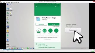 how to set sticky notes  on android mobile screenshot 3