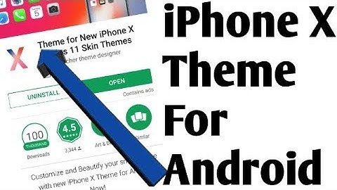 How To Use Iphone X Theme For Android ! Iphone X Launcher On Android