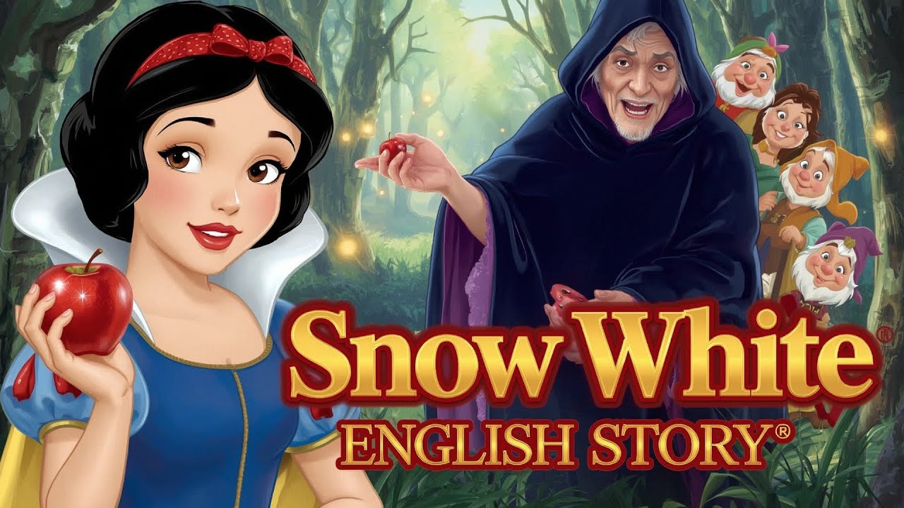 Snow White and the Seven Dwarfs | Fairy Tale for Kids | English Bedtime Story. #cartoon #kidstory