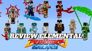 Review Elemental Tahap 2 & Elemental Fusion di Addon Boboiboy - Minecraft PE Addon